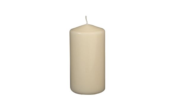 Pillar Candle 15cm H X 8cm Dia Ivory - Genware