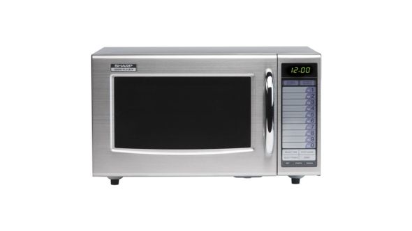 Sharp R21AT - 1000W Commercial Microwave