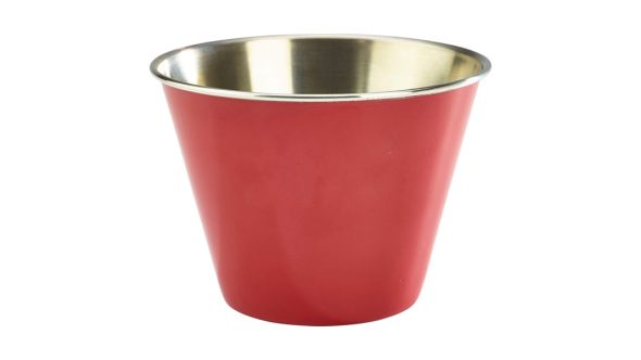 12oz Stainless Steel Ramekin Red - Genware