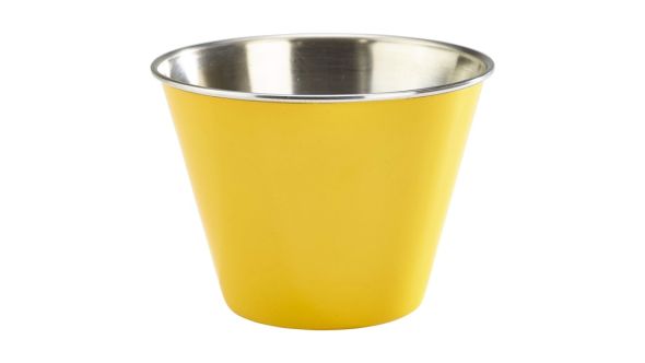 12oz Stainless Steel Ramekin Yellow - Genware