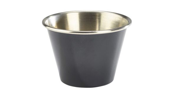 2.5oz Stainless Steel Ramekin Black - Genware