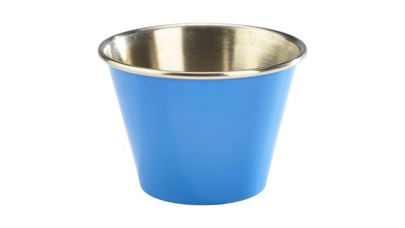 2.5oz Stainless Steel Ramekin Blue - Genware