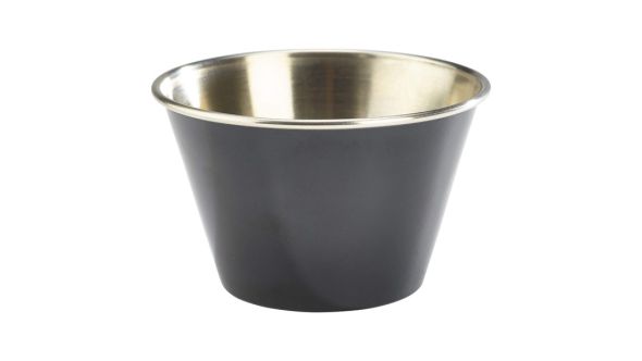 6oz Stainless Steel Ramekin Black - Genware