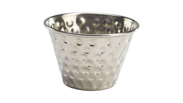 4oz Stainless Steel Hammered Ramekin - Genware