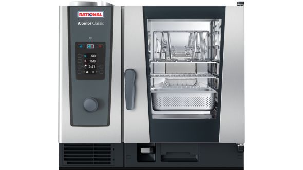 Rational iCombi Classic 6-1/1/E 6 Grid 1/1GN Electric Combination Oven   - Single Phase - Hardwired