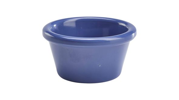 Ramekin 2oz Smooth Blue - Genware