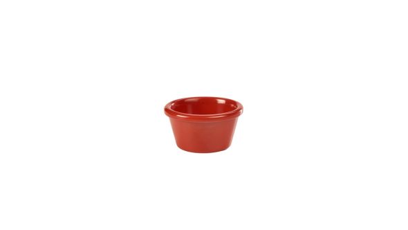 Ramekin 3oz Smooth Red - Genware