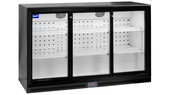 Prodis NT3BS-HC Triple Sliding Door Bottle Cooler 300L