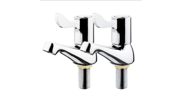 Vogue CC344 Lever Basin Taps (Pack of 2)