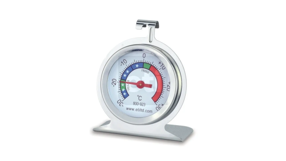 ETI Stainless Steel Fridge/Freezer Thermometer with Ø50 mm Dial