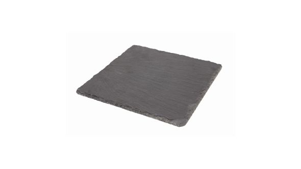 Genware Natural Edge Slate Platter 20 X 20cm