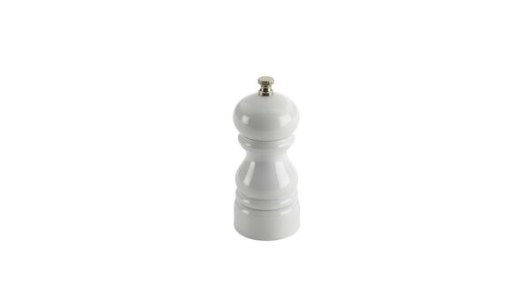 Genware Salt Or Pepper Grinder White 12.7cm