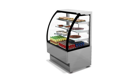 Sterling Pro EVO90 Chilled Patisserie Counter Curved Glass