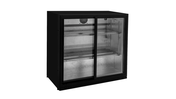 Sterling Pro BBS220SLIDING Sliding Double Door Bottle Cooler