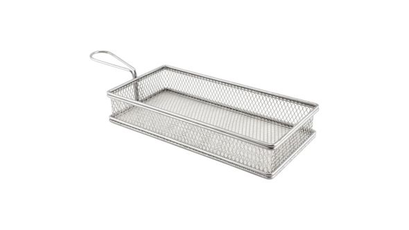 Large Rect. Serving Basket 26X13X4.5cm - Genware