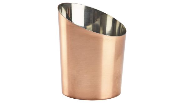 Copper Plated Angled Cone 11.6 x 9.5cm Ø