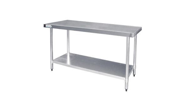 Vogue Stainless Steel Prep Table - T376 - 900(H) x 1200(W) x 600(D)mm