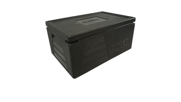 GenWare TBB1142 Thermobox Insulated Food Box GN 1/1 Black - 42 Litre