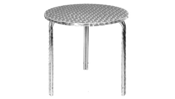 Bolero Round Stackable Bistro Table 600mm -  U431