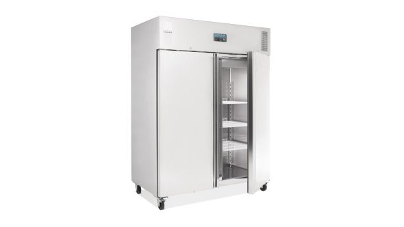 Polar U634 Heavy Duty Double Door Fridge Stainless Steel 1300Ltr