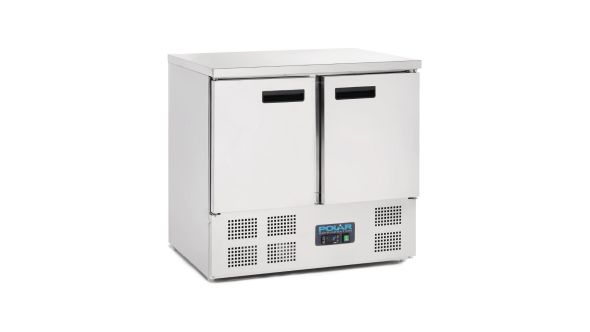 Polar U636 2 Door Compact Counter Fridge 240Ltr