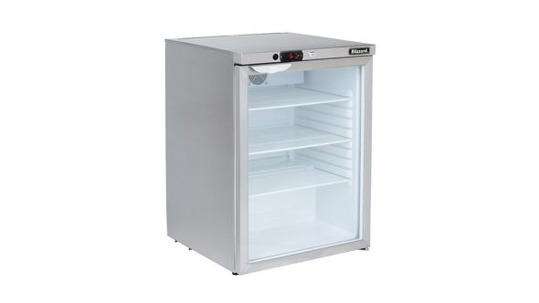 Blizzard UCR140CR - Undercounter Fridge 145L - Glass Door SS