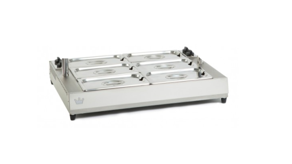 King Edward Vista VBM-2 - Large Bain Marie 2 x 1/1GN Stainless Steel