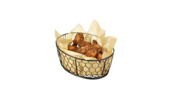 Black Wire Basket 24X18X8.5cm - Genware