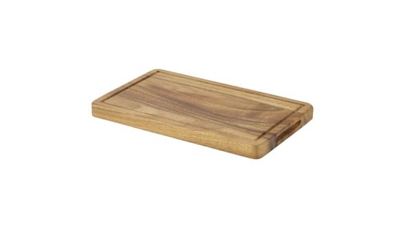 Genware Acacia Wood Serving Board GN 1/4