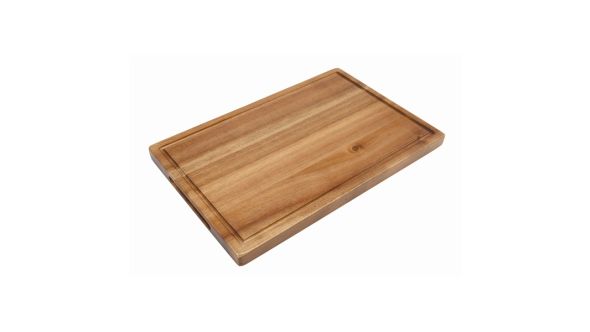 Genware Acacia Wood Serving Board 34X22X2cm