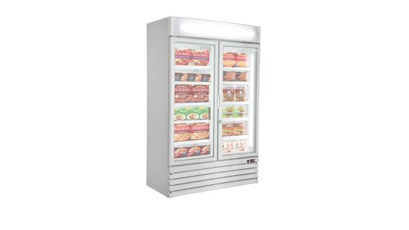 Prodis XD2NW - Double Hinged Door Display Freezer 730L White