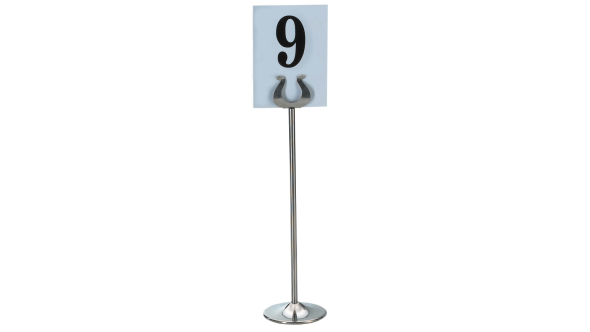 Table Number Stand - Stainless Steel TNS-8 - 20cm / 8"