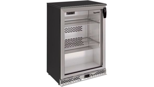 Infrico ZXS1 - Bottle Cooler Single Door Charcoal Exterior with Aluminium Trim