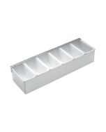 Stainless Steel Dispenser 6 Compartment - Genware