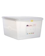 Genware Storage Container 2/3 200mm Deep 19L