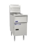 Pitco Solstice SE14TS-SSTC Single Tank Electric Fryer - Split Tank