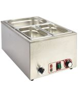 Bain Marie  Full Size 1/1 GN With Tap 1.2Kw - Genware