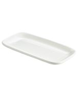 Royal Genware Rectangular Rounded Edge Plate 25 x 13cm