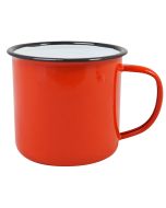 Enamel Mug Red 9cm Dia 360ml