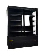 Blizzard BTD200BK-GD Black Slim Tiered Display 1935mm Wide Multideck - Sliding Doors