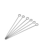 Stainless Steel  Skewers 8" (Pack Of 6) - Genware