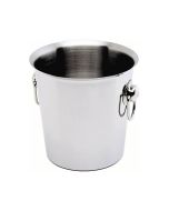 Stainless Steel Wine Bucket With Ring Handles - Genware