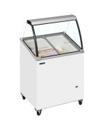 Tefcold IC200SCE Canopy Ice Cream Display Freezer - 4 Tubs