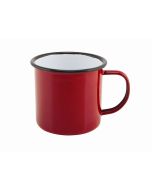 Enamel Mug Red 36cl/12.5oz - Genware