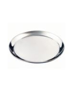 Stainless Steel  12" Round Tray 300mm - Genware