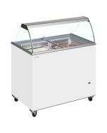 Tefcold IC300SC  Canopy Ice Cream Display Freezer - 7  Tubs