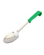 Genware Plastic Handle Spoon Plain Green