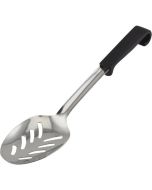 Genware Plastic Handle Spoon Slotted Black