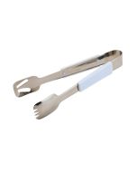 Genware Plastic Handle Buffet Tongs White