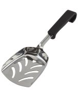 Genware Plastic Handle Chip Scoop Black